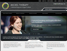 Tablet Screenshot of mickeltherapy.com